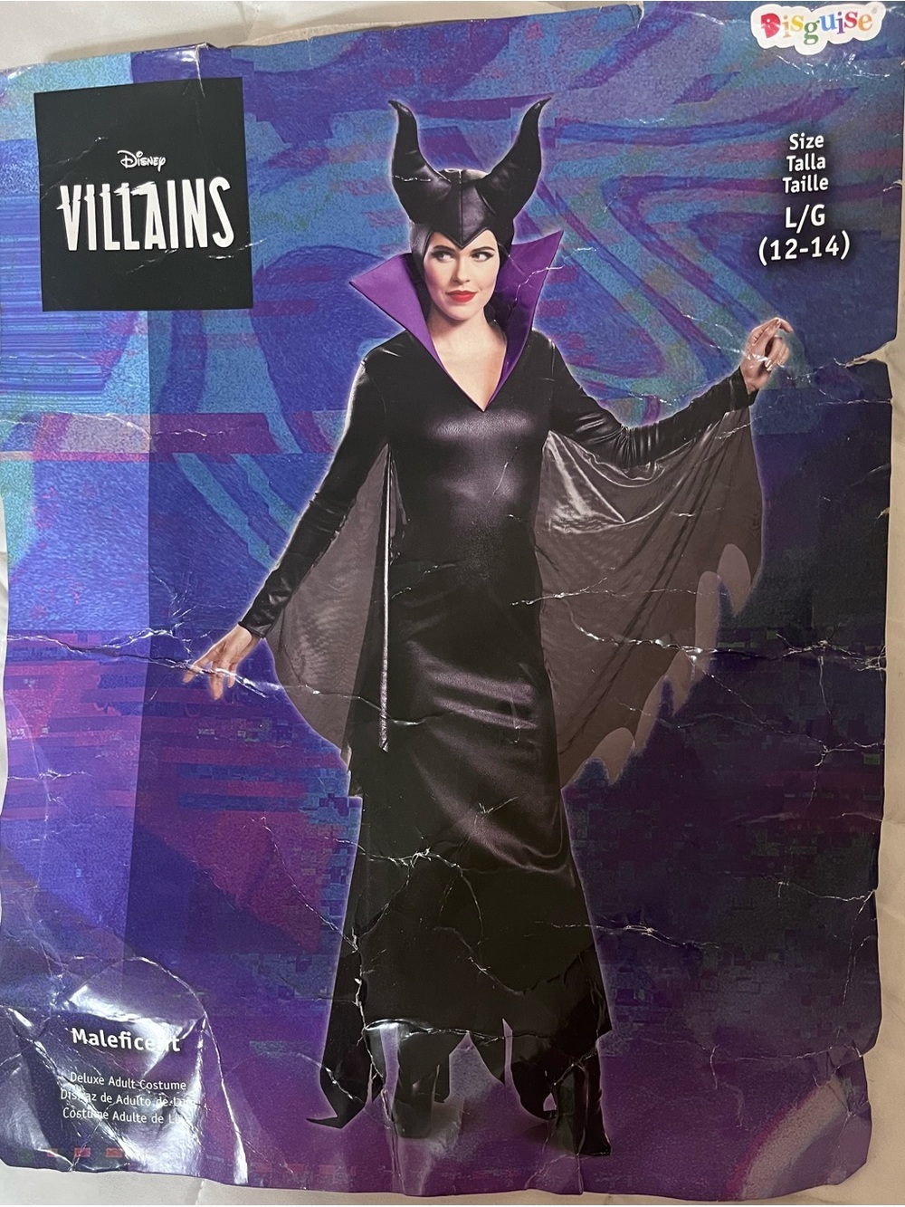 Disney Villains Maleficent Deluxe Adult Costume Size L (12-14)